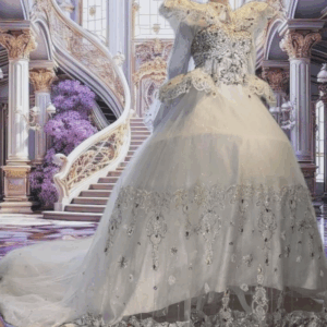 Kleid  Schnee weiss