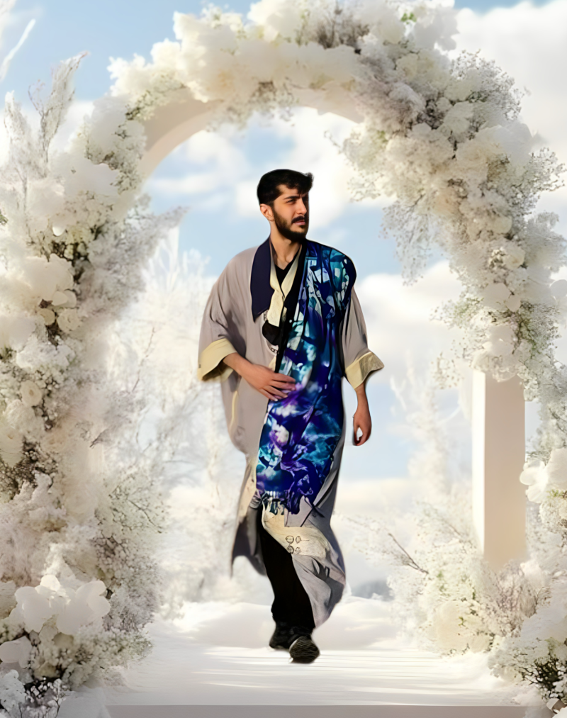 Muslimische Kultur  Elegante Abaya für Herren – Bild 2