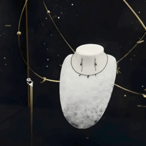 2Teiliges Kristallschmuckset - Halskette, Ohrringe