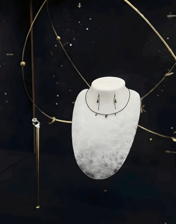 2Teiliges Kristallschmuckset - Halskette, Ohrringe