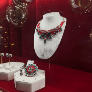 Schmuckset (Halskette, Ohrringe)