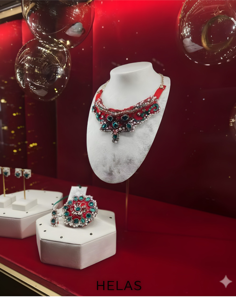 Schmuckset (Halskette, Ohrringe)