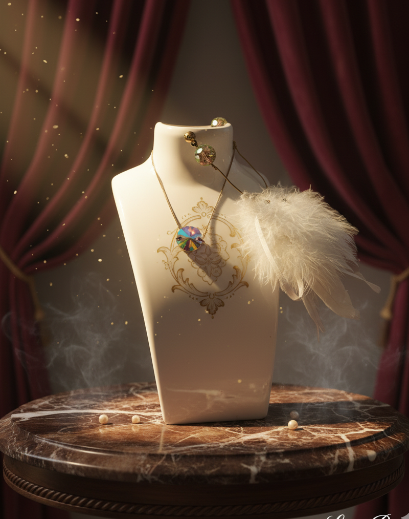 Engel Kristallschmuckset – . Elegant. Beschützend. – Bild 3