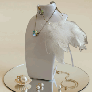Engel Kristallschmuckset – . Elegant. Beschützend. – Bild 4