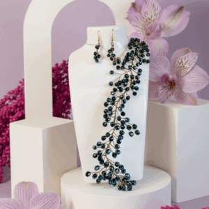 Eleganz und Herzlichkeit und ist perfek,Kristallschmuckset – Bild 2