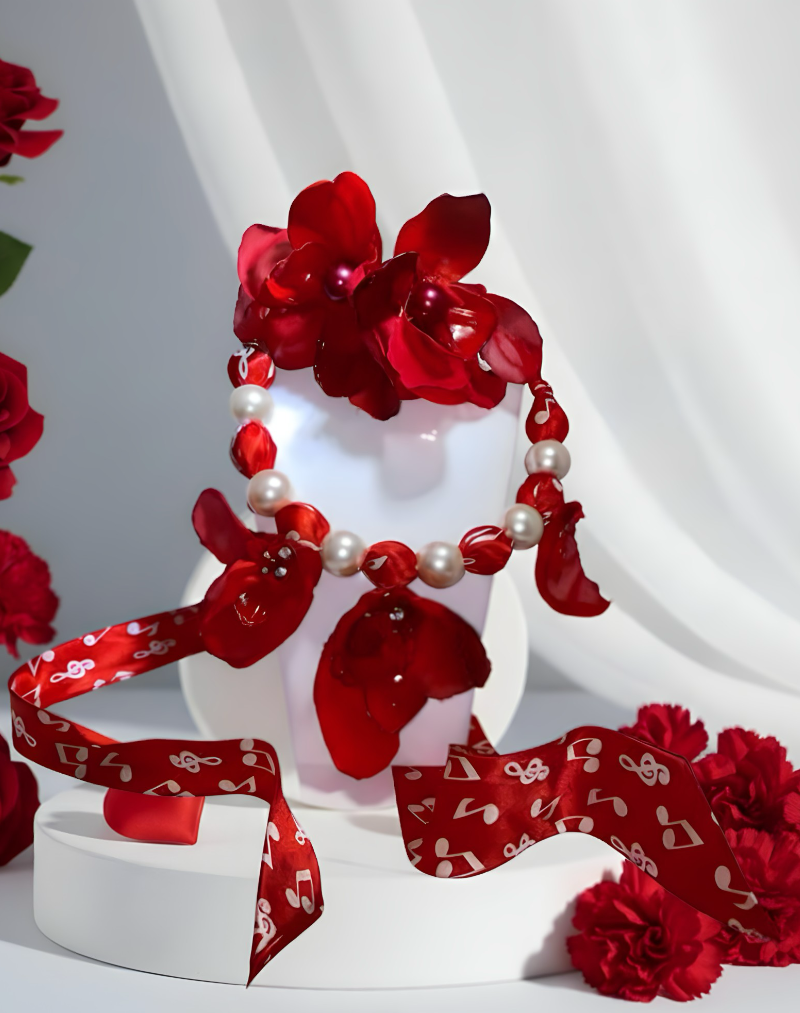 15.Teiliges Kristallschmuckset Muslimische Tasbih- Halskette, Ohrringe – Bild 2