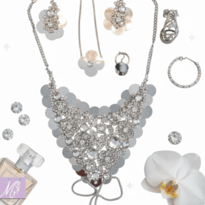 35.Perfekt4-teilige Kristallschmuck-Set