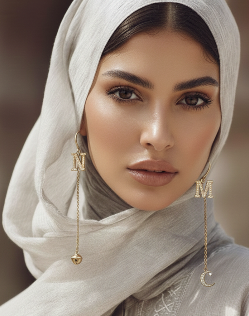 25.MN-Kristallohrringe, Eleganten Perlendetails