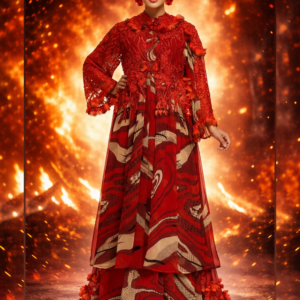 69. Newroz Feuer Kleid – Kurdische Eleganz & Tradition